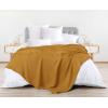 imageUtopia Bedding White 100 Cotton Waffle Blanket 300 GSM King  90x108 Inch Soft Lightweight Breathable Bed Blanket for All SeasonMustard