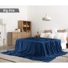 imageUtopia Bedding White 100 Cotton Waffle Blanket 300 GSM King  90x108 Inch Soft Lightweight Breathable Bed Blanket for All SeasonNavy