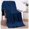 imageUtopia Bedding White 100 Cotton Waffle Blanket 300 GSM King  90x108 Inch Soft Lightweight Breathable Bed Blanket for All SeasonNavy
