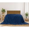 imageUtopia Bedding White 100 Cotton Waffle Blanket 300 GSM King  90x108 Inch Soft Lightweight Breathable Bed Blanket for All SeasonNavy