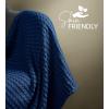 imageUtopia Bedding White 100 Cotton Waffle Blanket 300 GSM King  90x108 Inch Soft Lightweight Breathable Bed Blanket for All SeasonNavy