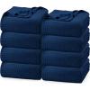 imageUtopia Bedding White 100 Cotton Waffle Blanket 300 GSM King  90x108 Inch Soft Lightweight Breathable Bed Blanket for All SeasonNavy