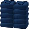 imageUtopia Bedding White 100 Cotton Waffle Blanket 300 GSM King  90x108 Inch Soft Lightweight Breathable Bed Blanket for All SeasonNavy