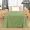 imageUtopia Bedding White 100 Cotton Waffle Blanket 300 GSM King  90x108 Inch Soft Lightweight Breathable Bed Blanket for All SeasonSage Green