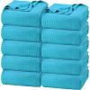 imageUtopia Bedding White 100 Cotton Waffle Blanket 300 GSM King  90x108 Inch Soft Lightweight Breathable Bed Blanket for All SeasonTeal
