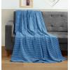 imageUtopia Bedding White 100 Cotton Waffle Blanket 300 GSM King  90x108 Inch Soft Lightweight Breathable Bed Blanket for All SeasonWedgewood
