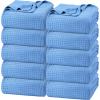 imageUtopia Bedding White 100 Cotton Waffle Blanket 300 GSM King  90x108 Inch Soft Lightweight Breathable Bed Blanket for All SeasonWedgewood