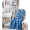 imageUtopia Bedding White 100 Cotton Waffle Blanket 300 GSM King  90x108 Inch Soft Lightweight Breathable Bed Blanket for All SeasonWedgewood