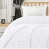 imageUtopia Bedding White 100 Cotton Waffle Blanket 300 GSM King  90x108 Inch Soft Lightweight Breathable Bed Blanket for All SeasonWhite
