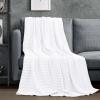 imageUtopia Bedding White 100 Cotton Waffle Blanket 300 GSM King  90x108 Inch Soft Lightweight Breathable Bed Blanket for All SeasonWhite
