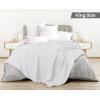 imageUtopia Bedding White 100 Cotton Waffle Blanket 300 GSM King  90x108 Inch Soft Lightweight Breathable Bed Blanket for All SeasonWhite