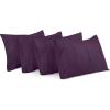 imageUtopia Bedding Queen Pillow Cases  80 Pack  Envelope Closure  Soft Brushed Microfiber Fabric  Pillow Covers 20 X 30 Inches Queen Purple80