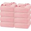 imageUtopia Bedding White 100 Cotton Waffle Blanket 300 GSM King  90x108 Inch Soft Lightweight Breathable Bed Blanket for All SeasonDusky Pink