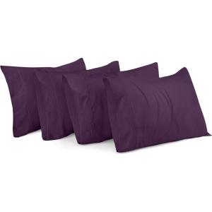imageUtopia Bedding Queen Pillow Cases  80 Pack  Envelope Closure  Soft Brushed Microfiber Fabric  Pillow Covers 20 X 30 Inches Queen Purple80