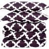 imageUtopia Bedding Printed Comforter Set with 2 Pillow Shams  Luxurious Brushed Microfiber  Down Alternative Comforter  Soft and Comfortable Bulk Pack of 4 KingCal King Plum