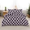 imageUtopia Bedding Printed Comforter Set with 2 Pillow Shams  Luxurious Brushed Microfiber  Down Alternative Comforter  Soft and Comfortable Bulk Pack of 4 KingCal King Plum