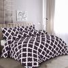 imageUtopia Bedding Printed Comforter Set with 2 Pillow Shams  Luxurious Brushed Microfiber  Down Alternative Comforter  Soft and Comfortable Bulk Pack of 4 KingCal King Plum