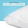 imageUtopia Bedding Waterproof Zippered Pillow Protectors Queen Size 20x28 Inches White 6Pack Premium Hotel Quality Pillowcase Covers Machine Washable Pillow Encasements8