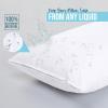 imageUtopia Bedding Waterproof Zippered Pillow Protectors Queen Size 20x28 Inches White 6Pack Premium Hotel Quality Pillowcase Covers Machine Washable Pillow Encasements6
