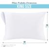 imageUtopia Bedding Waterproof Zippered Pillow Protectors Queen Size 20x28 Inches White 6Pack Premium Hotel Quality Pillowcase Covers Machine Washable Pillow Encasements8
