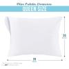 imageUtopia Bedding Waterproof Zippered Pillow Protectors Queen Size 20x28 Inches White 6Pack Premium Hotel Quality Pillowcase Covers Machine Washable Pillow Encasements6