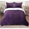 imageUtopia Bedding All Season Alternative Fleece Comforter  Reversible Sherpa Comforter Set King Plum with 2 Pillow Shams  Soft and Comfortable  Machine Washable