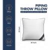 imageUtopia Bedding Throw Pillow Inserts Pack of 24 White 20 x 20 Inches Decorative Indoor Pillows for Sofa Bed Couch Cushion Sham Stuffer
