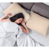 imageUtopia Bedding Waterproof Pillow Protectors Zippered 2 Pack Red Queen Size Zippered Pillowcases Bed Bug Proof Pillow Encasement Covers 20 x 28 InchesBeige