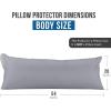 imageUtopia Bedding Waterproof Pillow Protectors Zippered 2 Pack Red Queen Size Zippered Pillowcases Bed Bug Proof Pillow Encasement Covers 20 x 28 InchesGray