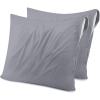 imageUtopia Bedding Waterproof Pillow Protectors Zippered 2 Pack Red Queen Size Zippered Pillowcases Bed Bug Proof Pillow Encasement Covers 20 x 28 InchesGray