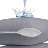imageUtopia Bedding Waterproof Pillow Protectors Zippered 2 Pack Red Queen Size Zippered Pillowcases Bed Bug Proof Pillow Encasement Covers 20 x 28 InchesGray
