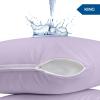 imageUtopia Bedding Waterproof Pillow Protectors Zippered 2 Pack Red Queen Size Zippered Pillowcases Bed Bug Proof Pillow Encasement Covers 20 x 28 InchesLavender