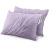 imageUtopia Bedding Waterproof Pillow Protectors Zippered 2 Pack Red Queen Size Zippered Pillowcases Bed Bug Proof Pillow Encasement Covers 20 x 28 InchesLavender