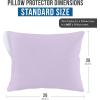 imageUtopia Bedding Waterproof Pillow Protectors Zippered 2 Pack Red Queen Size Zippered Pillowcases Bed Bug Proof Pillow Encasement Covers 20 x 28 InchesLavender