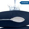 imageUtopia Bedding Waterproof Pillow Protectors Zippered 2 Pack Red Queen Size Zippered Pillowcases Bed Bug Proof Pillow Encasement Covers 20 x 28 InchesNavy Blue