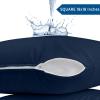 imageUtopia Bedding Waterproof Pillow Protectors Zippered 2 Pack Red Queen Size Zippered Pillowcases Bed Bug Proof Pillow Encasement Covers 20 x 28 InchesNavy Blue