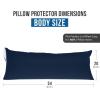 imageUtopia Bedding Waterproof Pillow Protectors Zippered 2 Pack Red Queen Size Zippered Pillowcases Bed Bug Proof Pillow Encasement Covers 20 x 28 InchesNavy Blue