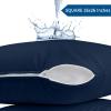 imageUtopia Bedding Waterproof Pillow Protectors Zippered 2 Pack Red Queen Size Zippered Pillowcases Bed Bug Proof Pillow Encasement Covers 20 x 28 InchesNavy Blue