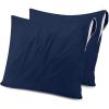 imageUtopia Bedding Waterproof Pillow Protectors Zippered 2 Pack Red Queen Size Zippered Pillowcases Bed Bug Proof Pillow Encasement Covers 20 x 28 InchesNavy Blue
