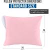 imageUtopia Bedding Waterproof Pillow Protectors Zippered 2 Pack Red Queen Size Zippered Pillowcases Bed Bug Proof Pillow Encasement Covers 20 x 28 InchesPink