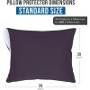 imageUtopia Bedding Waterproof Pillow Protectors Zippered 2 Pack Red Queen Size Zippered Pillowcases Bed Bug Proof Pillow Encasement Covers 20 x 28 InchesPurple