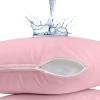 imageUtopia Bedding Waterproof Pillow Protectors Zippered 2 Pack Red Queen Size Zippered Pillowcases Bed Bug Proof Pillow Encasement Covers 20 x 28 InchesPink