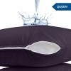imageUtopia Bedding Waterproof Pillow Protectors Zippered 2 Pack Red Queen Size Zippered Pillowcases Bed Bug Proof Pillow Encasement Covers 20 x 28 InchesPurple