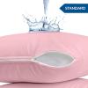 imageUtopia Bedding Waterproof Pillow Protectors Zippered 2 Pack Red Queen Size Zippered Pillowcases Bed Bug Proof Pillow Encasement Covers 20 x 28 InchesPink