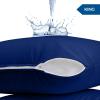 imageUtopia Bedding Waterproof Pillow Protectors Zippered 2 Pack Red Queen Size Zippered Pillowcases Bed Bug Proof Pillow Encasement Covers 20 x 28 InchesRoyal Blue