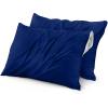 imageUtopia Bedding Waterproof Pillow Protectors Zippered 2 Pack Red Queen Size Zippered Pillowcases Bed Bug Proof Pillow Encasement Covers 20 x 28 InchesRoyal Blue