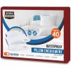 imageUtopia Bedding Waterproof Pillow Protectors Zippered 2 Pack Red Queen Size Zippered Pillowcases Bed Bug Proof Pillow Encasement Covers 20 x 28 InchesRed