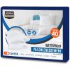 imageUtopia Bedding Waterproof Pillow Protectors Zippered 2 Pack Red Queen Size Zippered Pillowcases Bed Bug Proof Pillow Encasement Covers 20 x 28 InchesRoyal Blue