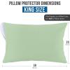imageUtopia Bedding Waterproof Pillow Protectors Zippered 2 Pack Red Queen Size Zippered Pillowcases Bed Bug Proof Pillow Encasement Covers 20 x 28 InchesSage