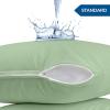 imageUtopia Bedding Waterproof Pillow Protectors Zippered 2 Pack Red Queen Size Zippered Pillowcases Bed Bug Proof Pillow Encasement Covers 20 x 28 InchesSage